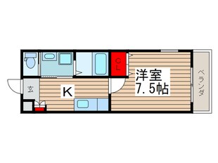 アリビオ松戸の物件間取画像